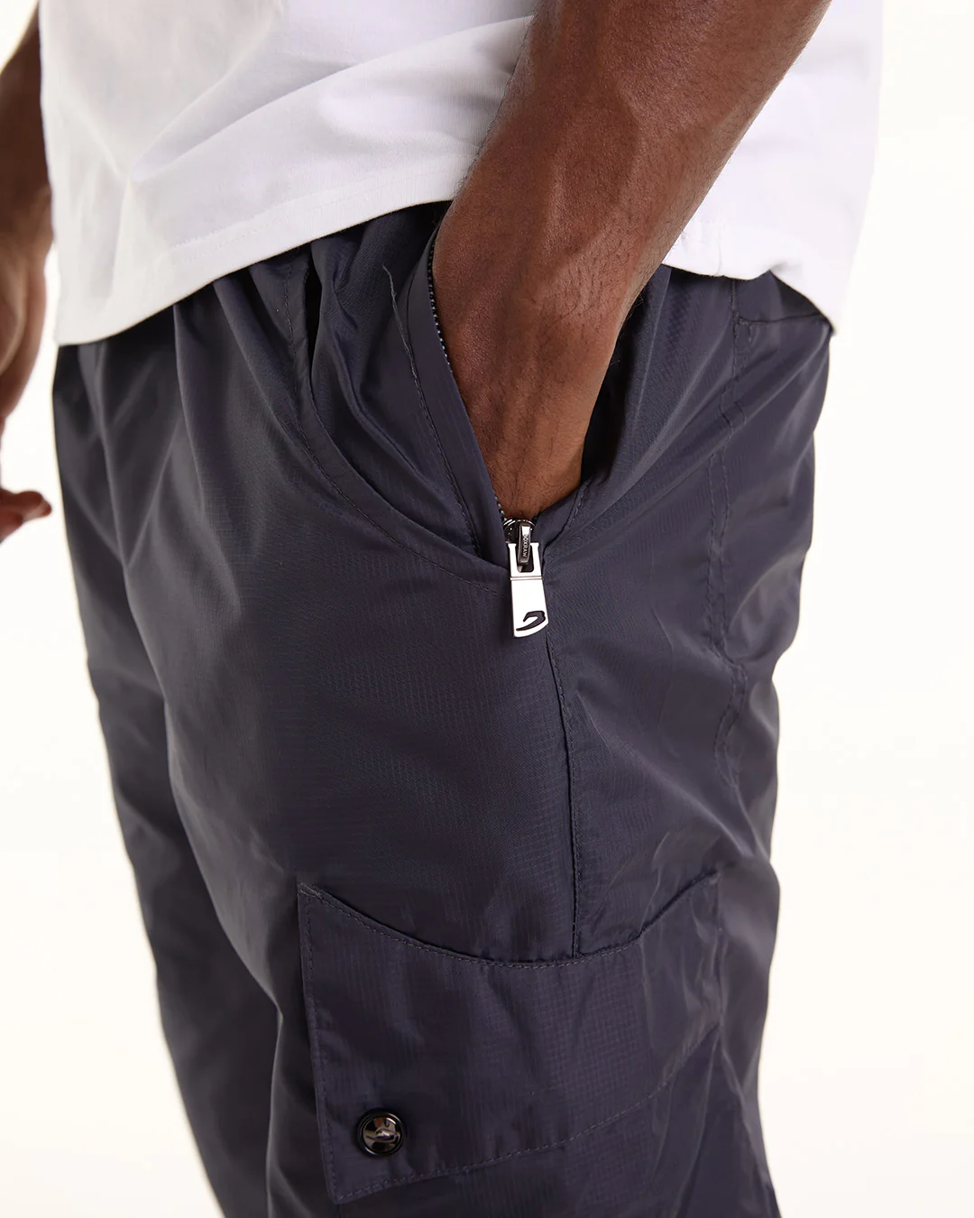 Dundee Cargo Pants - Charcoal - Image 8